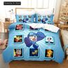 3D Print Fashion Anime Mega Man X DiVE Bedding Set Boys Girls Twin Queen Full Size Duvet Cover Pillowcase Bed Adult Bedroom