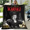 Classic movie Scarface Polyna blanket bed with a blanket to warm the beautiful blanket home travel blanket birthday gift