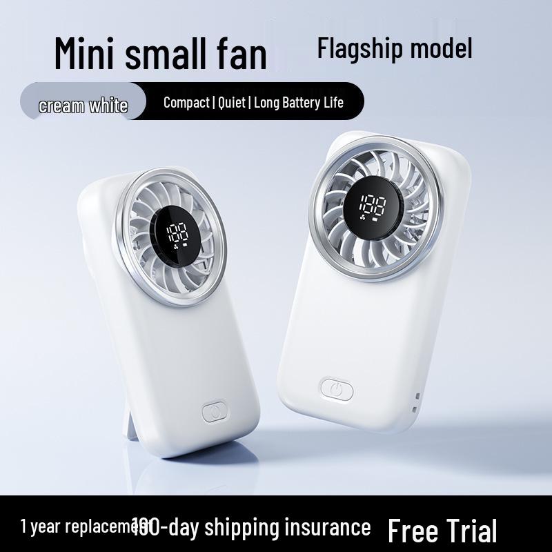 High-Speed Portable Pocket Fan: Rechargeable USB Mini Outdoor Handheld Fan