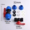 Quick Connect Ball Valve 20mm 25mm 32mm PE  Stop Tap Valve Water Pipe Faucet Joint Quick Connect Valve Garden Water Connection