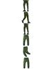 2024 Spring/Summer Men's Fashion Casual Solid Color Cargo Pants 8017 Plus Size