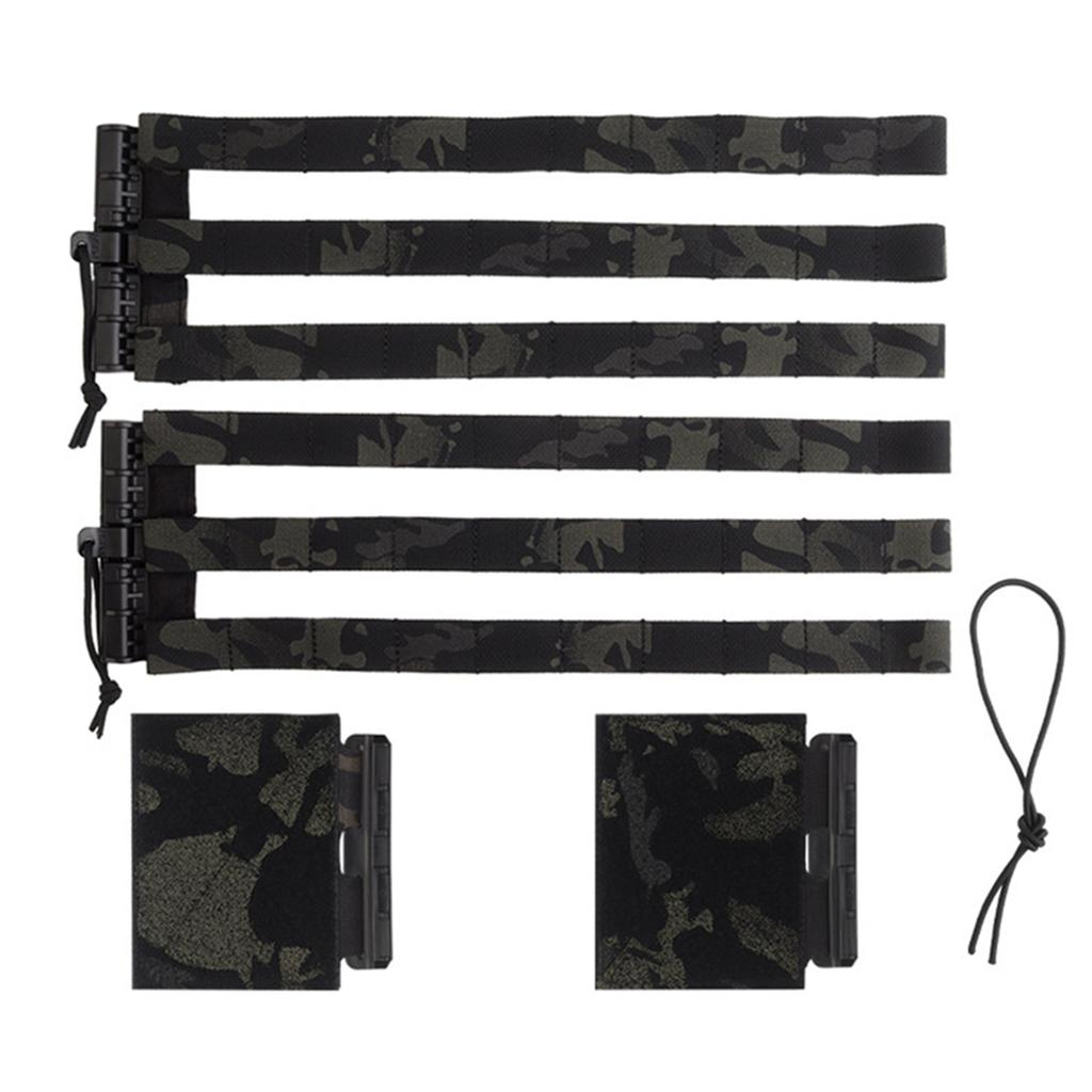 Tactical MOLLE Vest Quick Release Buckle Skeletal Mesh Cummerbund Strap Side Belt Compatible For Vest JPC1.0 JPC2.0 AVS SPC