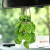 Crochet Hanging Plant for Car,Car Decorations Interior,Plant Strawberry Aesthetic Car Accessories for Women Interior Cute,Car Ornaments Charms for