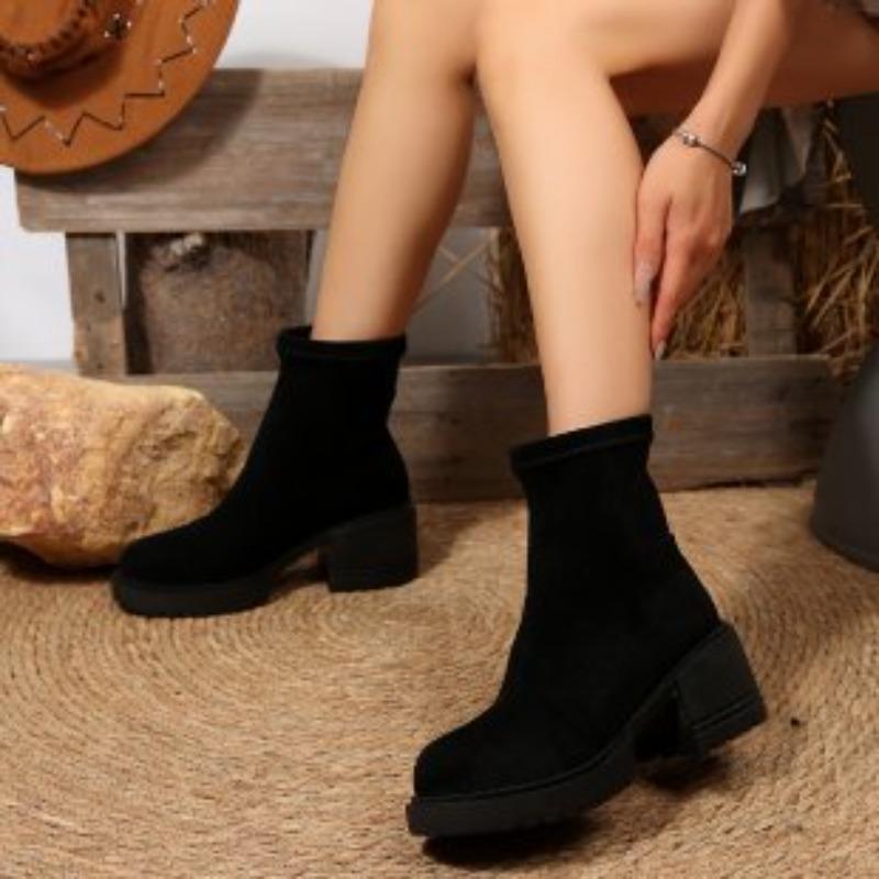 

Женские модные универсальные легкие удобные теплые на толстой подошве удобные нескользящие амортизирующие походные дорожные спортивные повседневные ботинки Мартин 42 чёрный