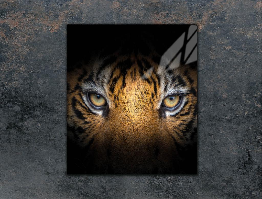 GLASS CUTTING BOARD 45x52 Tiger
