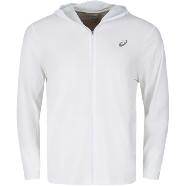 ASICS Jackets Men`s White Hooded Moderate