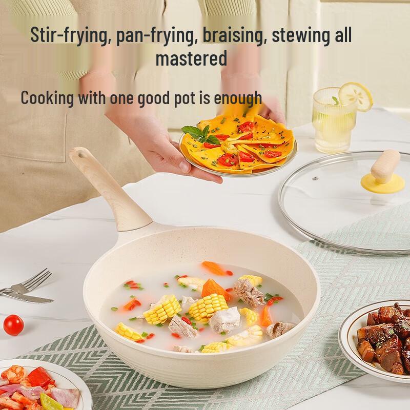 Chuida Huang Dabai 30cm Non-Stick Wok