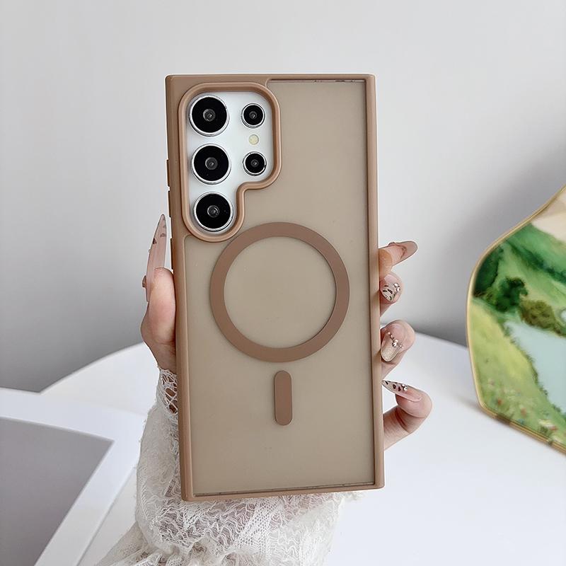 For Samsung Galaxy S26 Ultra S23 24 25 Plus FE A16 A17 A18 A27 A36 A55 A56 A57 Magnetic Wireless Charging Phone Protective Case