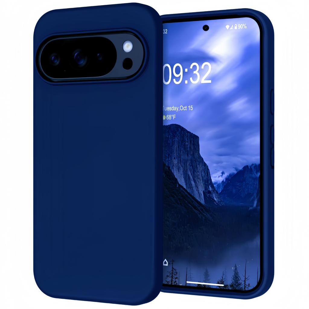 Fashion Solid Colour Shockproof Protective Liquid Silicone Phone Case For Google Pixel 10 9 8 ProXL Pro 10A/9A/8A