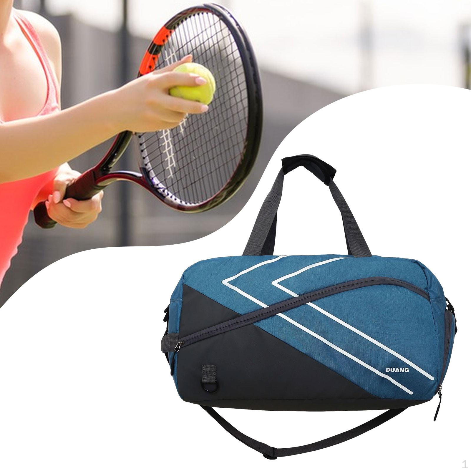 

Большая теннисная сумка для мужчин и женщин, водонепроницаемая, легкая, решение для хранения, бадминтон синий