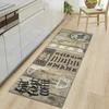 Stile Lavagna Menù Caffè Graffiti Cucina Tappeto Lungo da Corridoio Cucina Decorazione Personalizzata Antiscivolo Facile da Pulire Morbido Tappetino