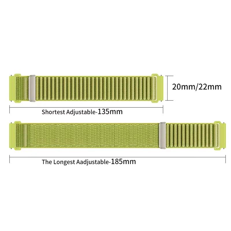 20mm 22mm Mountain Wave Nylon Strap for Nothing CMF Watch 3 Pro Sport Bracelet Breathable Wristband for CMF Watch Pro/2 Correa
