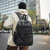 PU Backpack Men's Travel Backpack Large Capacity Commuter Schoolbag