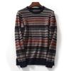 Men's Retro Striped Cashmere Sweater - 2022 Autumn/Winter Collection