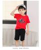 New Boys' Pure Cotton Short-Sleeve Printed T-Shirt - Round Neck Summer Top