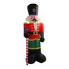Inflatable Christmas Soldier 7.9ft Polyester Fiber Reusable Waterproof Blow Up Soldier for Outdoor