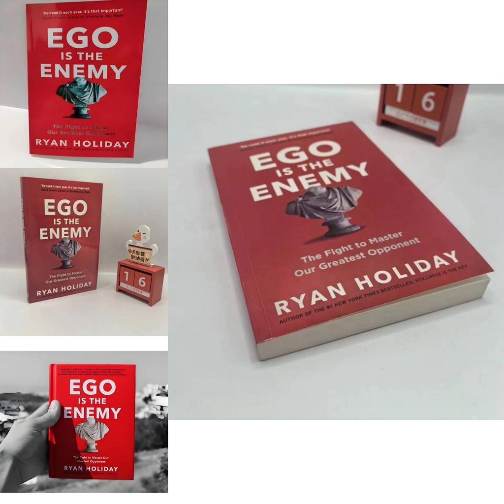 Inspiring English Self-help Book Ego Is The Enemy By Ryan Holiday For Personal Growth