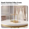 Crown Display Stand Gold-Hued Jewelry Rack Stable for Brides
