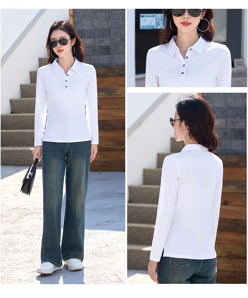 Herbst 2025 Vielseitiges lässiges Langarm-Poloshirt - Lockeres & stilvolles Design