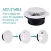 Round Air Vent Cover Outlet Exhaust Vent Ducting Ventilation Grilles Air Vent Extract Valves for Home Kitchen Bathroom