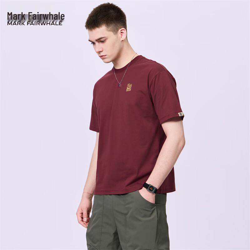

Mark Fairwhale Men s Antibacterial Embroidered Crew Neck T-Shirt XL