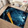 Tappeto Classico DC Batman, Logo Batman Soggiorno Camera da Letto Bambini Tappetino da Letto, Tappeto Confortevole Antiscivolo Resistente, Tappeto Lavabile in Lavatrice