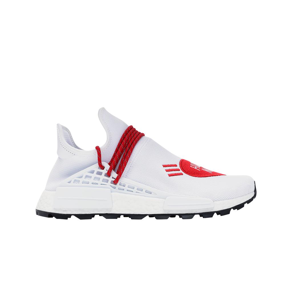 Adidas X Human Made X Pharrell Williams Hu Nmd White Red
