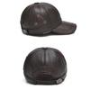 Anmida Leather Genuine Cold Plain [ANMIDA] Autumn/Winter Cap, Men's Hat, Women's Cap, Leather, Protection, Simple,