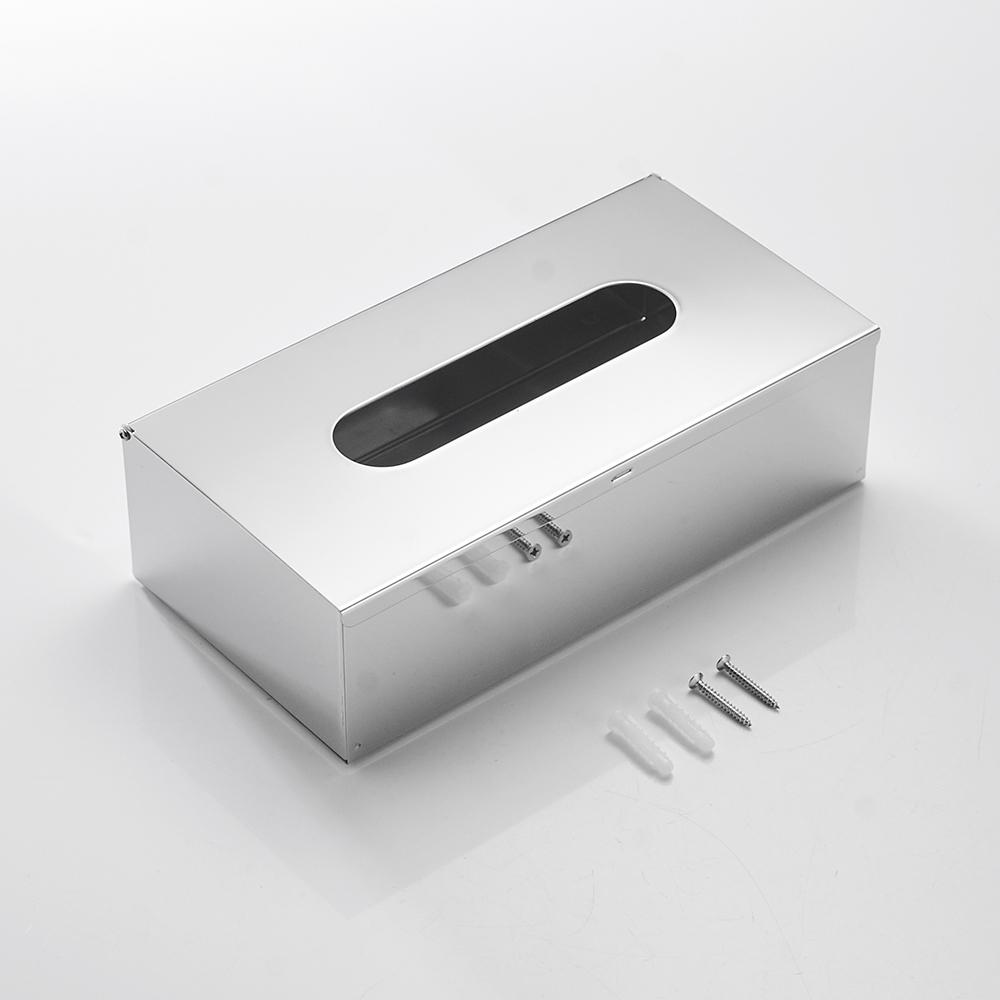 Paper Holder Stainless Steel Toilet Paper Tissue Pull Boxes Bath Room Desktop Srorage Organizers Phone Stand WC Paper WF-18031