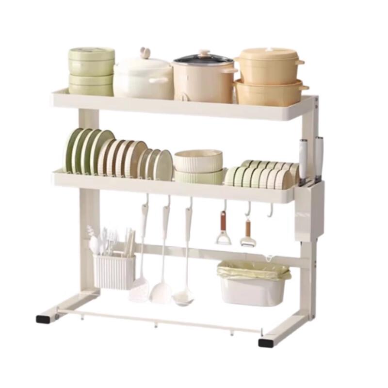 Double-Layer Over-Sink Kitchen Storage Organizer
