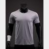 Men's Quick Dry T-shirt Thin Section Round Neck Short Sleeve Outdoor Marathon Running Training Sweat Absorbent Breathable Undershirt