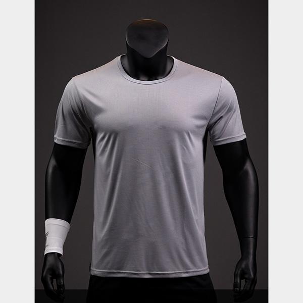 Men's Quick Dry T-shirt Thin Section Round Neck Short Sleeve Outdoor Marathon Running Training Sweat Absorbent Breathable Undershirt