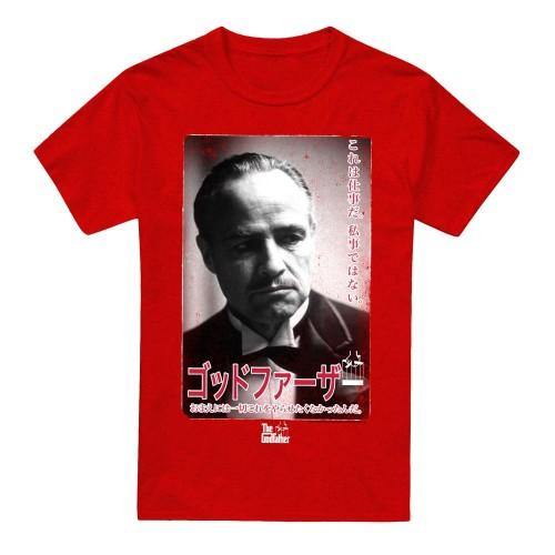 The Godfather Unisex Adult Don Vito Corleone Kanji T-Shirt
