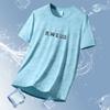 Men's Summer Sports T-Shirt Round Neck Short-Sleeve Shirt Comfortable Casual Sports Plus Size Breathable T-Shirt