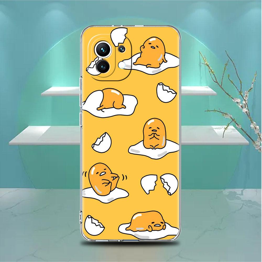 

Прозрачный чехол для Xiaomi Mi Poco X3 NFC M3 Pro F3 F1 11 Lite 12 Note 10 11T 9T, прозрачный чехол для телефона Gudetama Redmi Note 9S