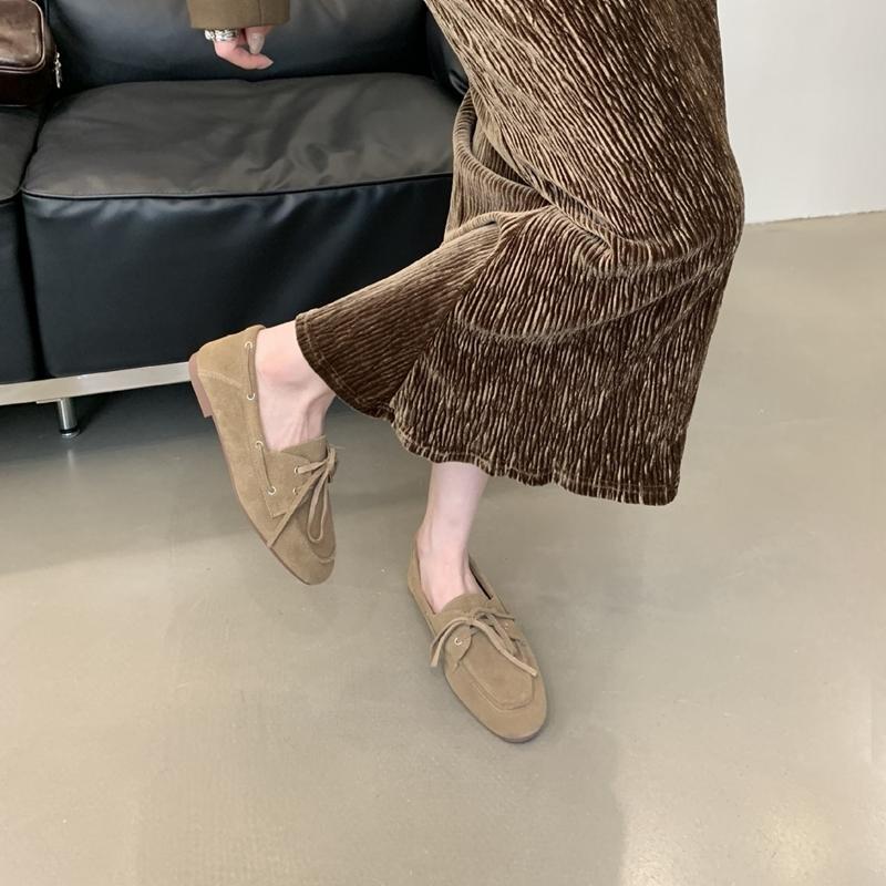 

Fashion AIYUQI Women s Beanie Shoes British Style 2025 New New Retro Flat Shoes Female Large Size Slip-on Loafers For Women 35