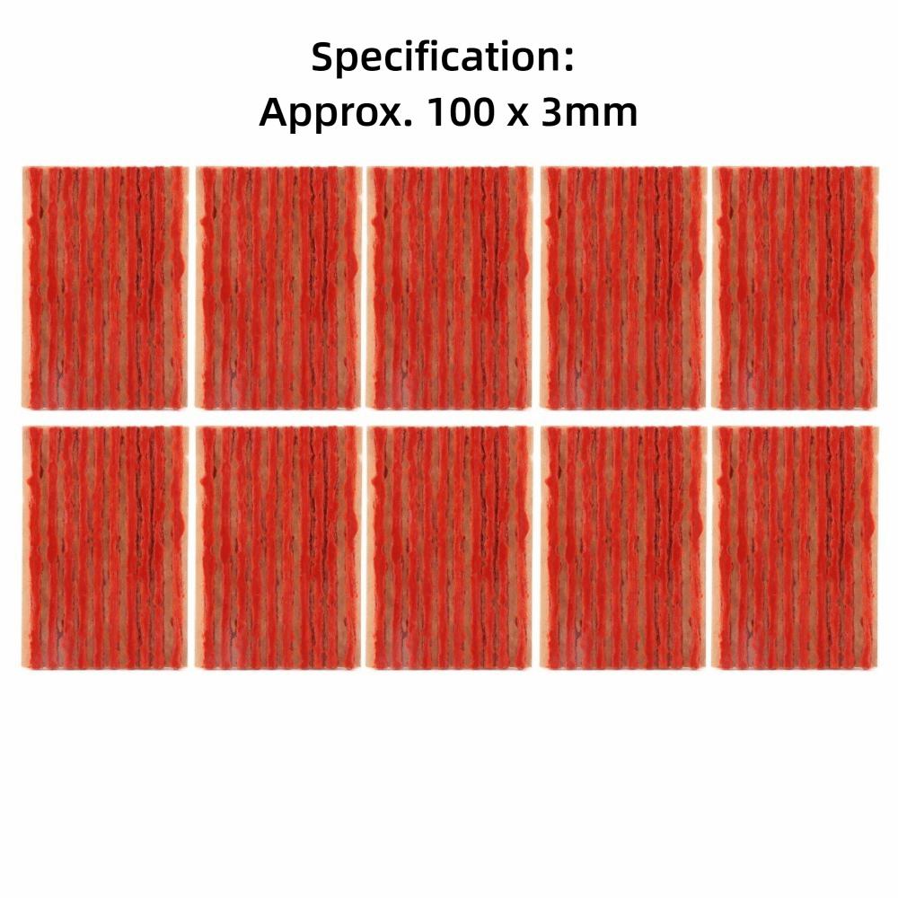 100PCS 100 x 3mm Tubeless Tire Repair Plug Tyre Sealing Strip  Tubeless Off-road Tire Repair