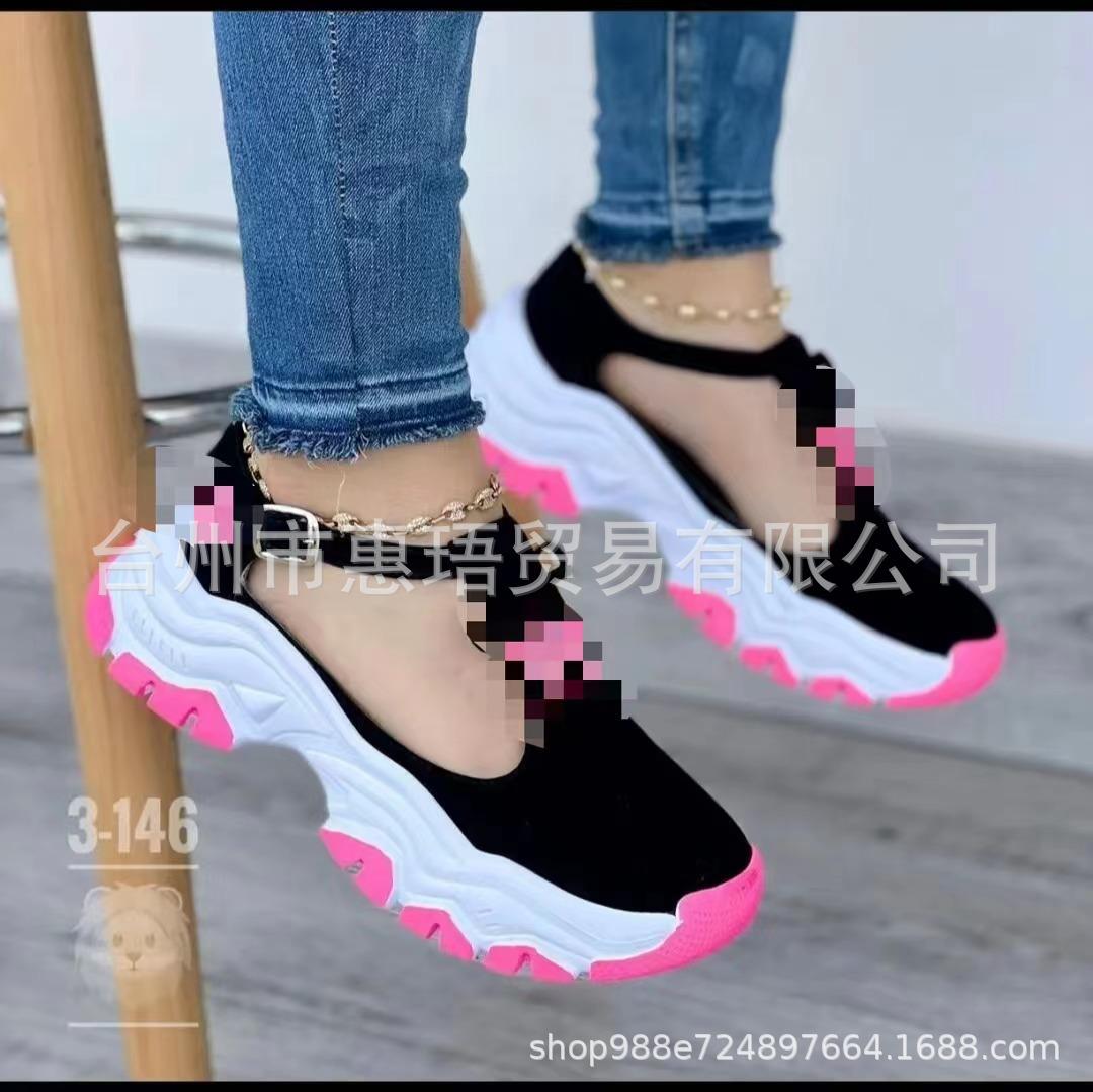 

2024 новые женские туфли большого размера женские повседневные одинарные туфли с пряжкой из одного слова и бантом полые одинарные туфли женские 43