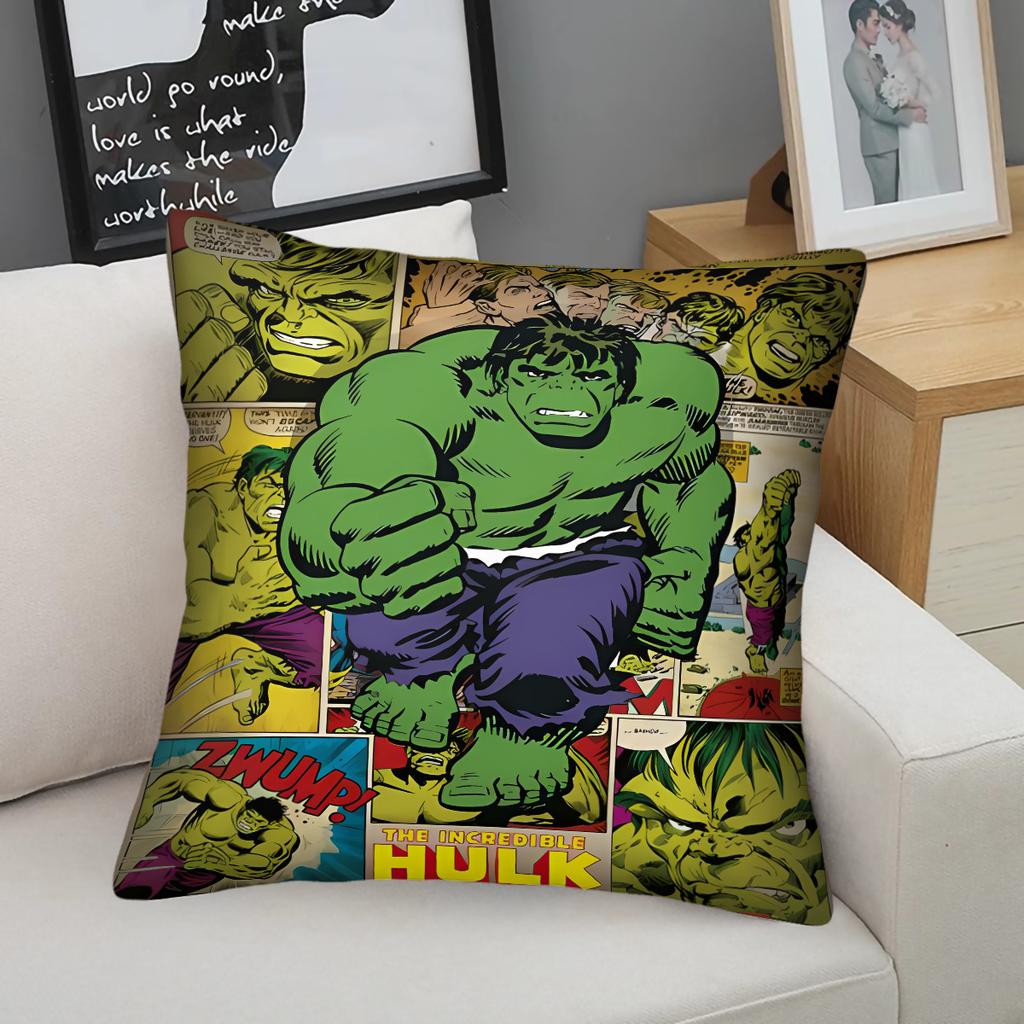 Iron Man Throw Pillow With Insert Superhero Soft Polyester Cushion For Sofa Couch Bed Kids Room Accent Pillow Marvel Fans Gift