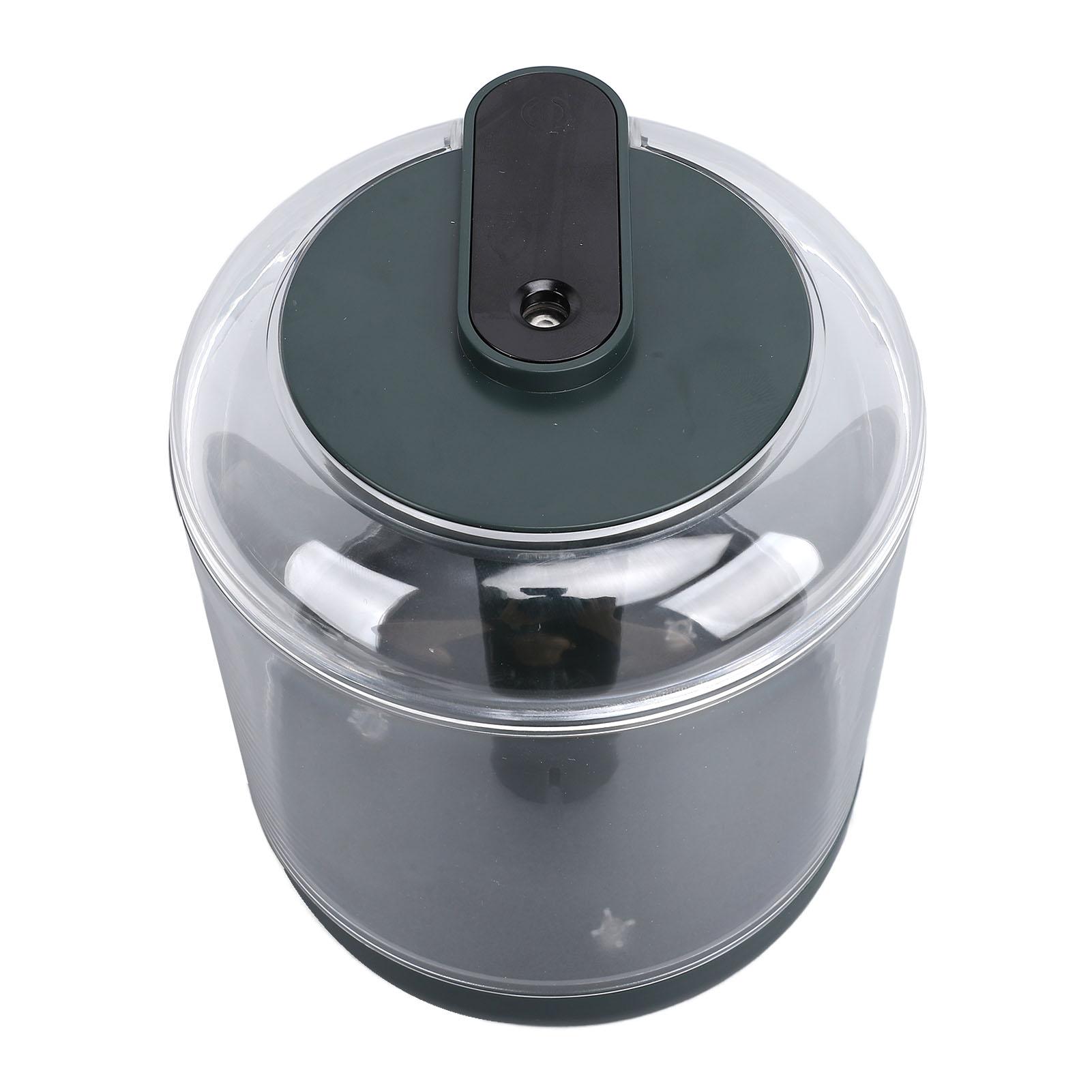 

Top Fill Humidifier Bedroom 1L Quiet Cool Mist Smart Touch Control Transparent Large Fog for Nursery Green