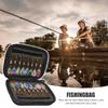 Rotating Glitter Metal Spinner Bait Artificial EVA Fishing Bag  Outdoor Sports