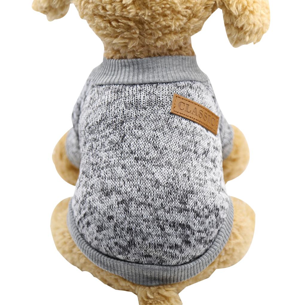 

Многоцветное пальто для домашних животных, куртка для собак, зимняя осенняя одежда, теплая одежда для щенков и кошек, свитер, пальто, одежда XXL серый