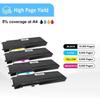 Cartouches de Toner - XEROX - VersaLink C400 C405 - Noir, Cyan, Magenta, Jaune - 4 Packs - 10500 Pages