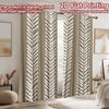 2D flat Photography Backdrop Popular Party Backdrop Brown Zigzag Stripes 100% Polyester Festive Wall Decor for Holiday