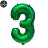 Green Large Numbers Balloon 32 Inch 0 1 2 3 4 5 6 7 8 9 Jungle Birthday Digit Bachelorette Balloons Figure Golob Party Ballon