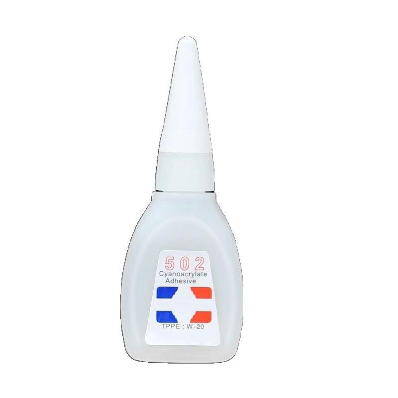 502 Super Glue: Quick-Drying, Transparent, Waterproof Adhesive for Shoes and Metal with High Viscosity and Strong Adhesion.