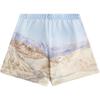 Kith Cotton All Over Print Elastic Casual Shorts Women Shorts Lalima KHW060288-464