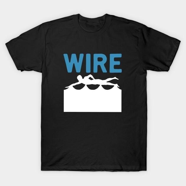 Wire Band Unisex Short Sleeve  Black Full Size BL550 Unisex T-Shirt S
