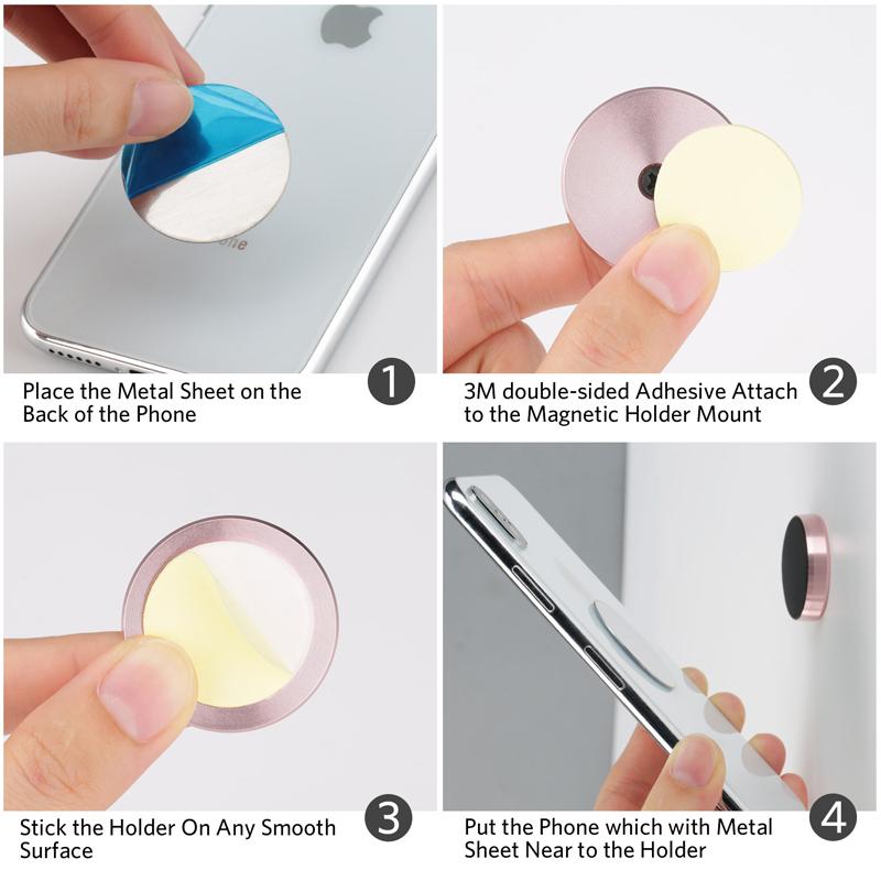 Magnetic Car Phone Holder Stand In Car for IPhone 16 15 14 13 12 11 Huawei Magnet Mount Cell Mobile Wall Nightstand Support GPS