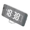 62KD Small Digital Alarm Clock with LED Time Display, Date, Temperature for Travel